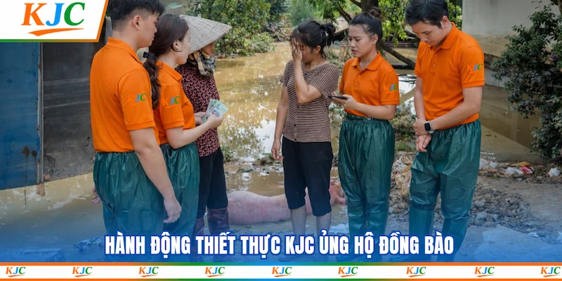 Hành động thiết thực KJC ủng hộ đồng bào